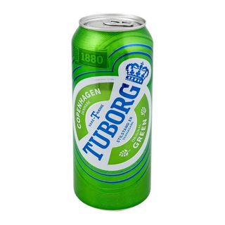 Пиво "Tuborg Green" світле 4,6% 0,5л ж/б (Україна, ТМ "Tuborg")
