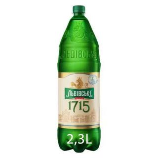 Пиво Львівське 1715 світле фільтроване 4.7% 2.3 л