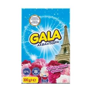 Засіб миючий синтетичний 0,3 кг Gala Aqua Puder Color Французький аромат/Морська свіжість к/уп