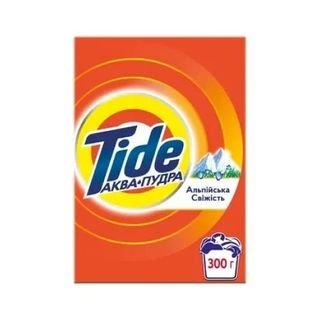 Засіб миючий синтетичний 300г Tide Aqua Puder Альпійська Свіжість к/уп
