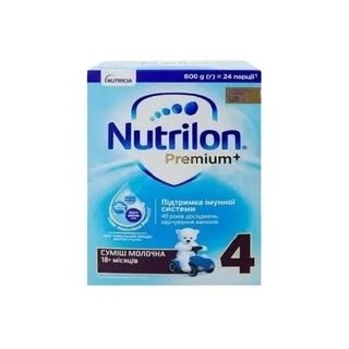 Суміш молочна суха Nutrilon Premium+ 4 від 18 місяців 600 г