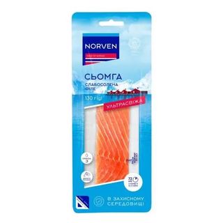 Сьомга 130 г Norven філе-кусок