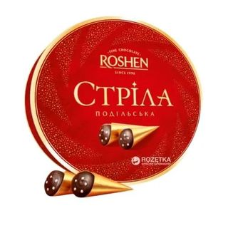 Roshen Candies Strila Podilska glaseado de chocolate 200g