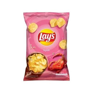 Чипси Lay's картопляні зі смаком краба 120 г