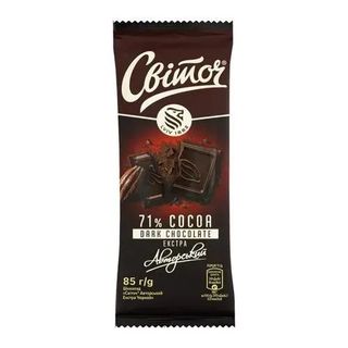 Шоколад 85г Світоч Авторський Екстрачорний