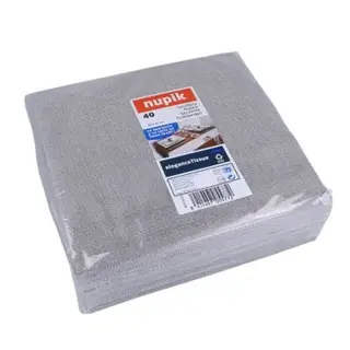 Nupik Elegance Antracite Guardanapos 40x40cm 40un