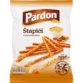 Pardon stapici kikiriki 210g marbo pardon 8606017378822