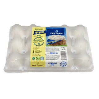 Яйцо куриное Казгер – Құс Премиум, 15шт фасовка