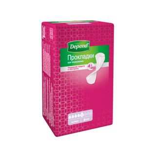 ПРОКЛАДКИ DEPEND PAD SUPER 8 ШТ