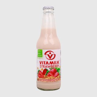 Vitamilk Strawberry Drink 33% Less Sugar, 300ml
