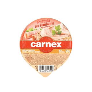 Pašteta šunka Carnex 50 g