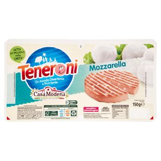 Teneroni Hamburger Con Prosciutto Cotto E Mozzarella 2 X 75 G - 158246