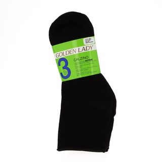Golden Lady Calzini In Cotone Bianco 3pz - 000063313