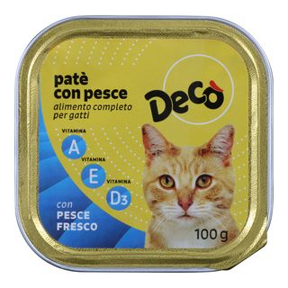 Deco'Gatto Pate'Pesce 100Gr - 875484