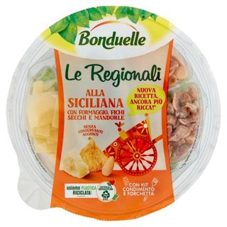Bonduelle Le Regionali Regionale alla Siciliana con Formaggio, Fichi Secchi e Mandorle 130 g