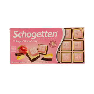 Schogetten Cioccolato Ass.100G - trilogia strawberry