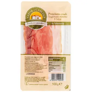 Prosciutto Crudo 9M Sapor Di Cascina 100G