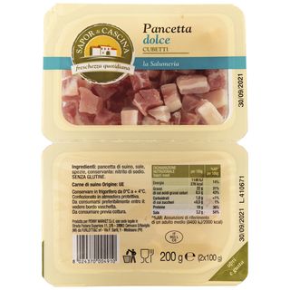 Pancetta Ass.Cubetti SDC 200G - dolce