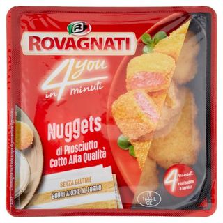 Rovagnati 4 You In 4 Minuti Nuggets Di Prosciutto Cotto Alta Qualità 144 G - 150020