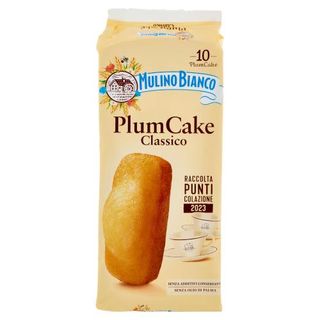 Mulino Bianco Classic Plumcake Snack With Italian Yogurt 10 Pieces 330g