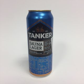 Пиво 0,5 л Tanker Sauna Lager світле фільтроване пастеризоване 5% об ж/б Литва