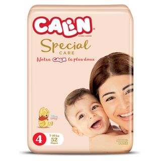 Calin Special Care Couches Jumbo Pack Taille 4 Maxi (7-16kg) x52 Unités