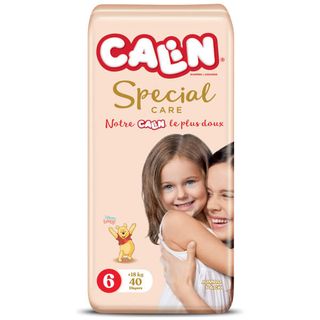 Calin Special Care Couches Jumbo Pack Taille 6 (+18kg) x40 Unités