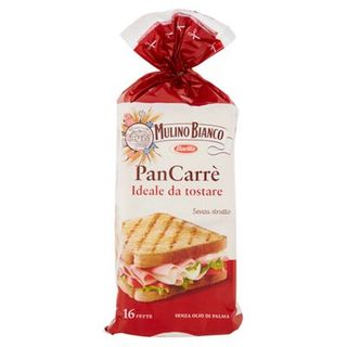 Mulino Bianco Pan Carrè Pane Ideale Per Toast 16 Fette 285G - 206755