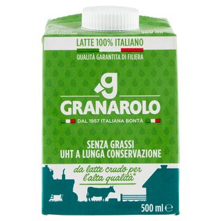 Granarolo Senza Grassi Uht A Lunga Conservazione 500 Ml - 133702