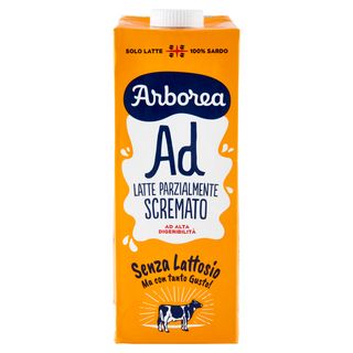 Arborea Ad Latte Parzialmente Scremato Ad Alta Digeribilità Senza Lattosio 1000 Ml - 150287