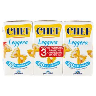 Panna uht Chef leggera 3x125ml