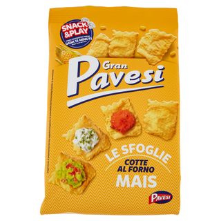 Gran Pavesi Le Sfoglie Mais Snack Cotte Al Forno 150G - 139920