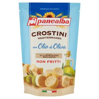 Panealba Crostini Mediterraneo Con Olio Di Oliva 100 G - 100873