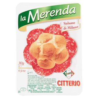 Citterio La Merenda Salame Di Milano 30 G - 598078