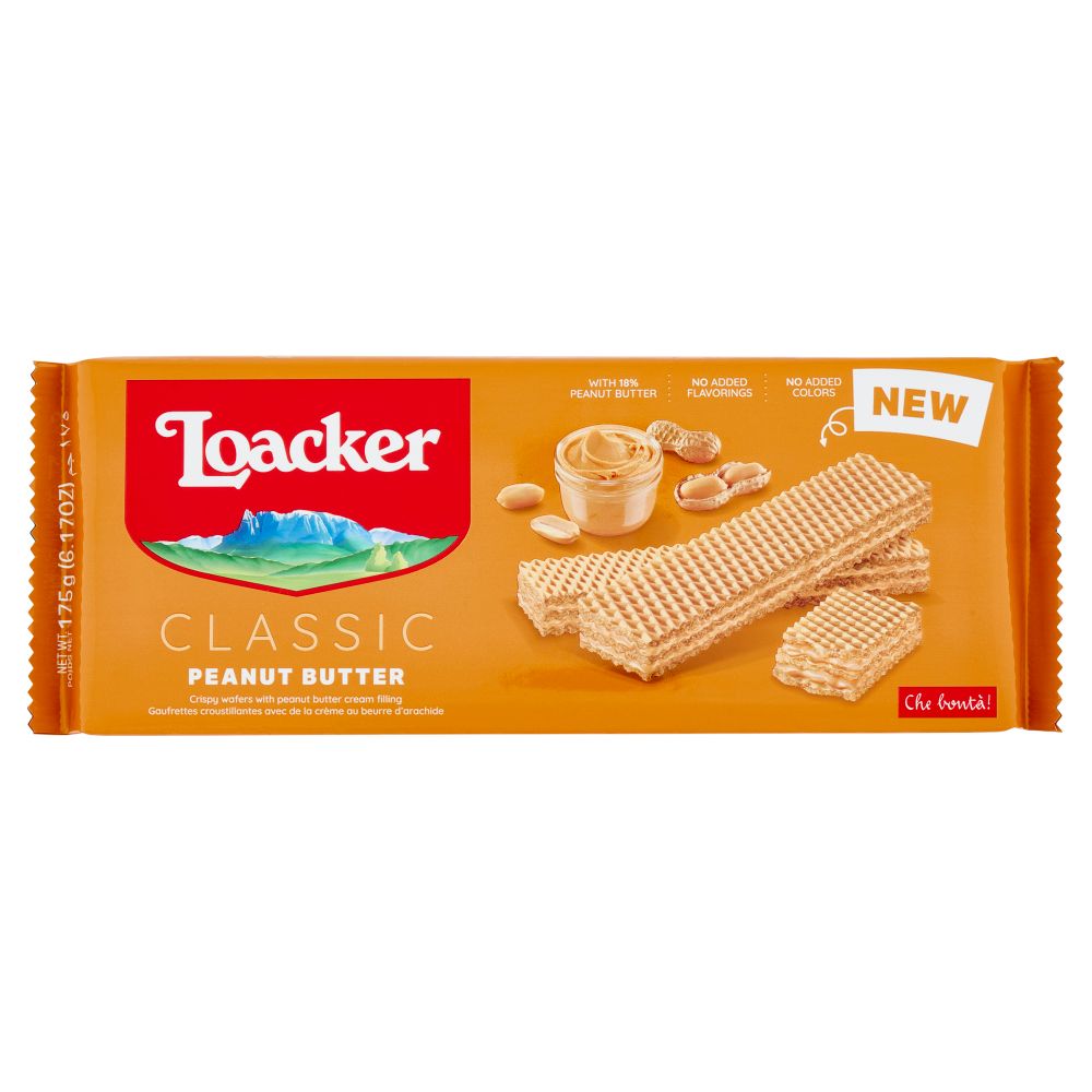Loacker Clássico Manteiga de Amendoim 175g