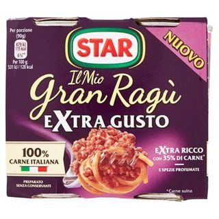 Star Il Mio Gran Ragù Extra Gusto 2 X 180 G - 112904