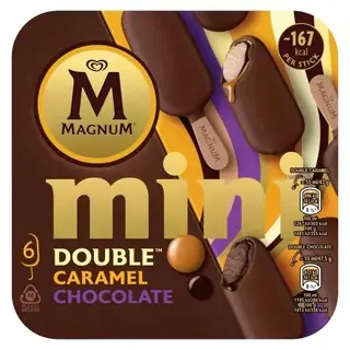 Magnum mini Double Caramel Chocolate 6 x 47,5 g