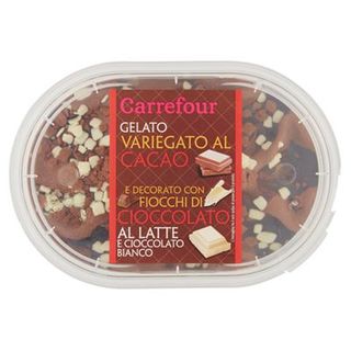 Carrefour Gelato Variegato Al Cacao  200g