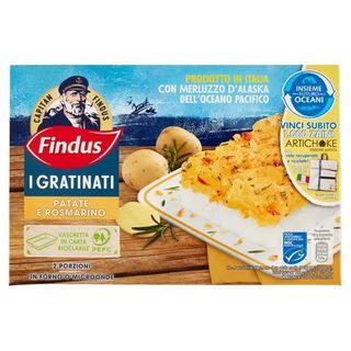 Capitan Findus I Gratinati Merluzzo D'Alaska Con Patate E Rosmarino 380 G - 746373