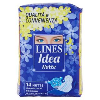 Assorb.LinesIdea Notte Ass. - idea notte con ali 14 pezzi