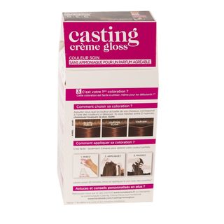 Coloration cheveux sans ammoniaque 535 chocolat - CASTING CRÈME GLOSS