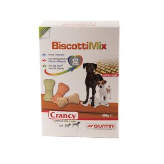 Biscuit mix nourriture complémentaire pour chiens - Le paquet de 500g - GIUNTINI  (72)
