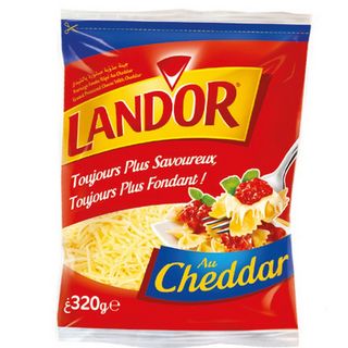 Fromage râpé au cheddar - Le sachet de 320g - LAND'OR  (47)