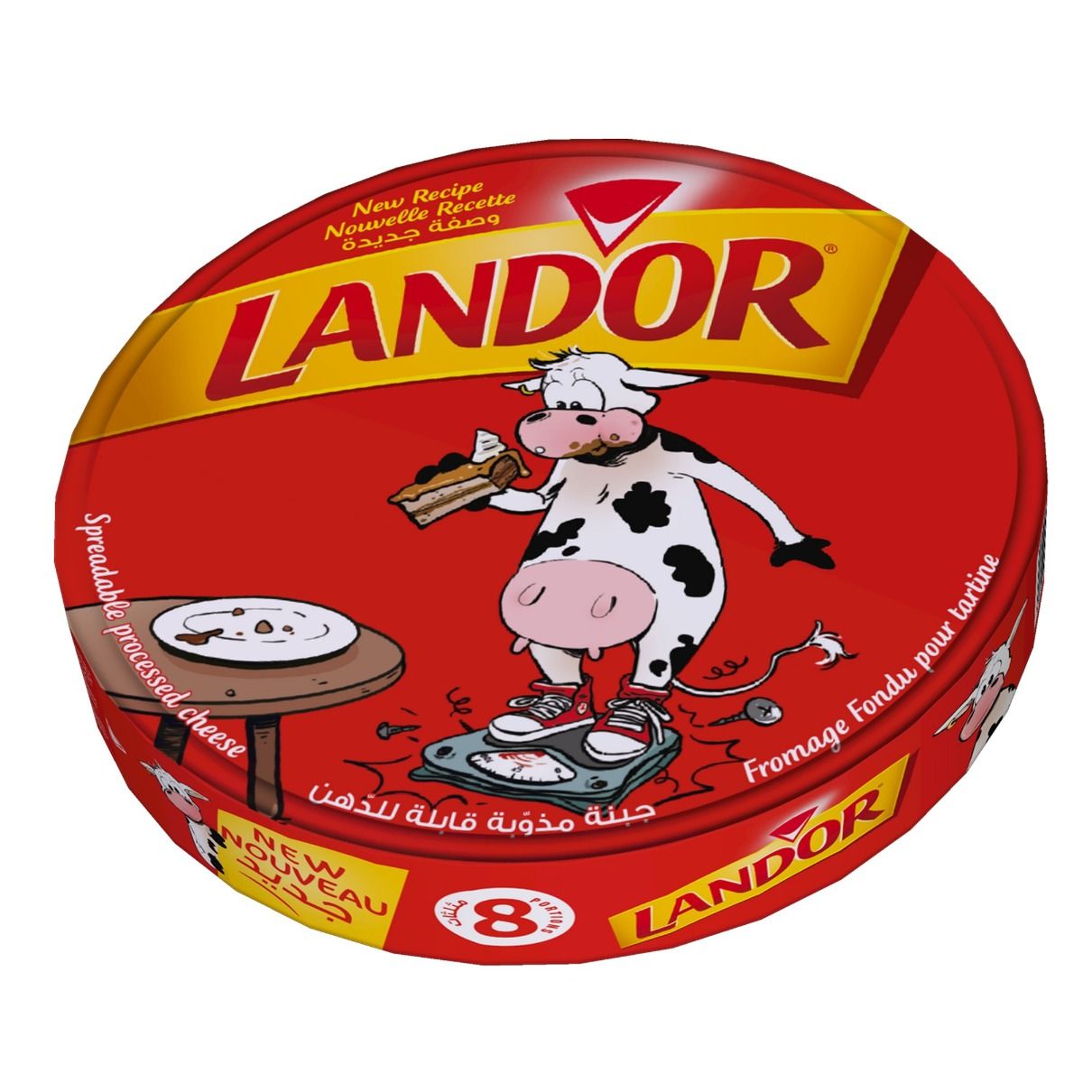 Land'Or Triangle Cheese 102G 8Pcs