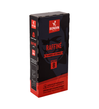 Capsules de café pur raffiné - Le paquet de 10 capsules - BONDIN (70)