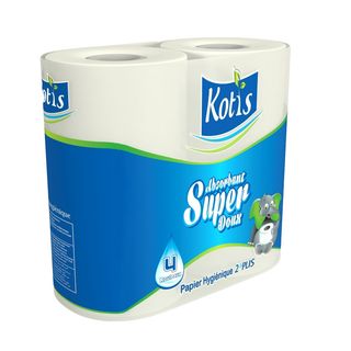 Papier Hygiénique Décor Kotis 4 Rouleaux