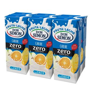 Fruta Leche Caribe S/Azu.Añad. D.Simon Zero 6X200 Ml.