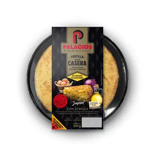 Tortilla Receta Casera Con Cebolla 300G
