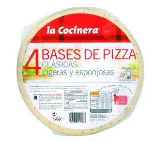 La Cocinera Base de Pizza 4u 520g