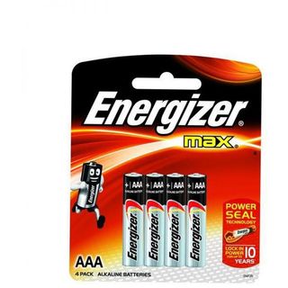 Energizer Max AAA Alkaline Batteries, 4-Pack